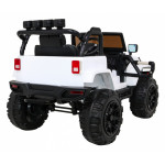 Elektrické autíčko Jeep All Terrain - nelakované - biele